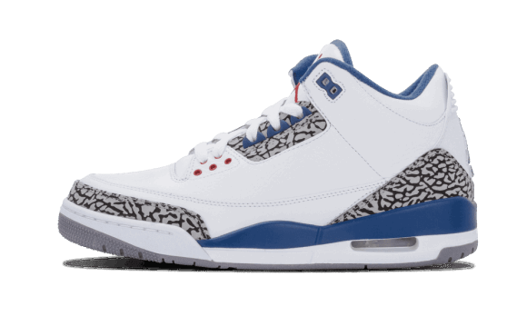 Fyll På Med Air Jordan 3 Retro äkta Blå
