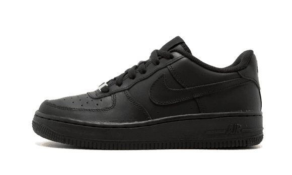 Nike Air Force 1 Svart (gs) Lager