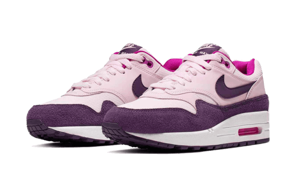 Fyll På Nike Air Max 1 Ljus Mjuk Rosa Grand Lila (w)