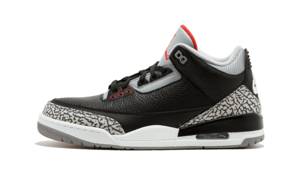Air Jordan 3 Retro Och Svart Cement (2018) Lagerförs