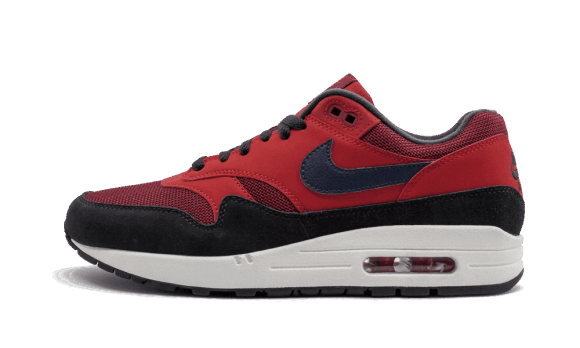 Lagerföra Nike Air Max 1 Röd Crush Midnight Marin
