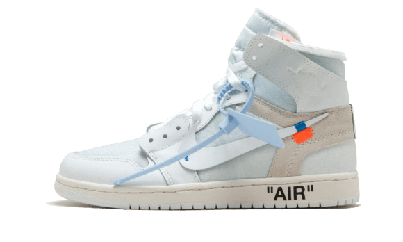 Restock Air Jordan 1 Retro Hög Benvit Vit