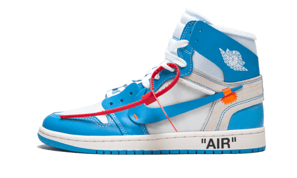Restock Air Jordan 1 Retro Hög Benvit Universitetsblå Unc