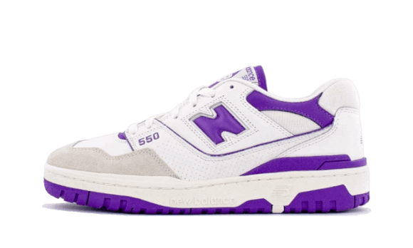 New Balance 550 Vit Lila Restock