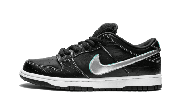 Lagerföra Nike Sb Dunk Låg Diamantförsörjning Co Svart Diamant
