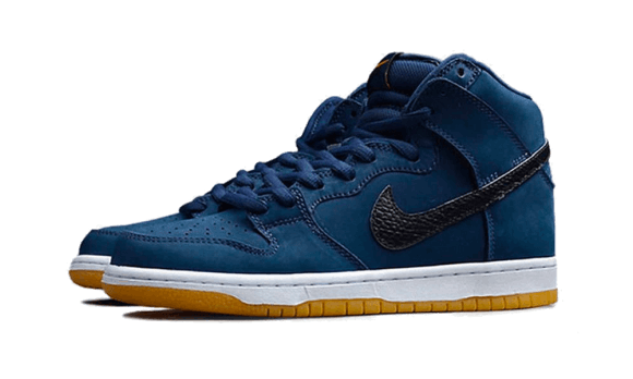 Nike Sb Dunk High Pro Iso Orange Etikett Midnight Marin Restock