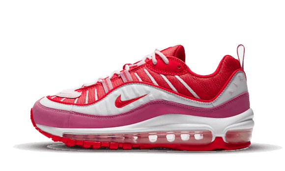 Fyll På Nike Air Max 98 Track Röd Magisk Flamingo (w)