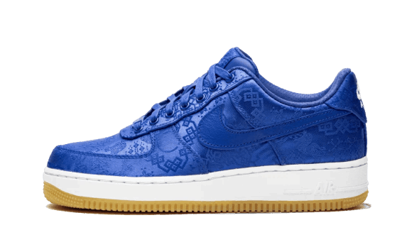 Fyll På Med Nike Air Force 1 Låg Koagel Blått Siden