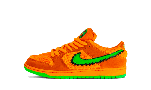 Restock Nike Sb Dunk Låg Tacksam Döda Björnar Orange