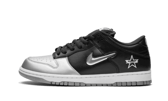 Fyll På Med Nike Sb Dunk Low Supreme Jewel Swoosh Silver