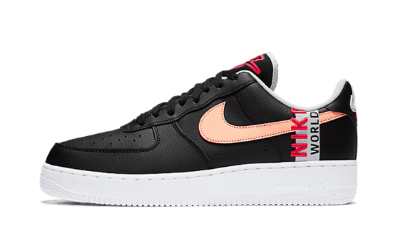 Fyll På Med Nike Air Force 1 Low 07 Lv8 Världsomspännande Pack Black Flash Crimson