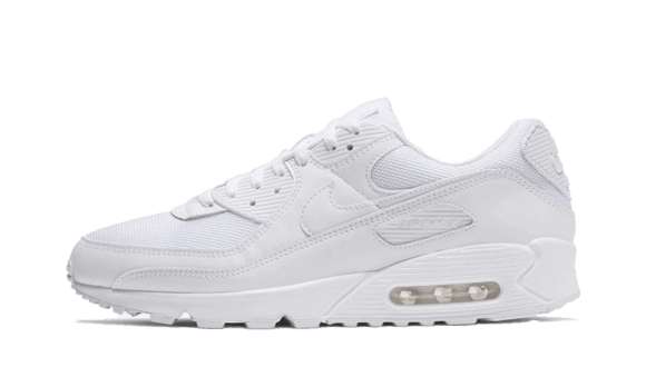 Lagerföra Nike Air Max 90 Vit Varggrå