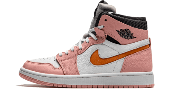 Air Jordan 1 Hög Zoom Air Cmft Rosa Glasyr (w) Lagerför