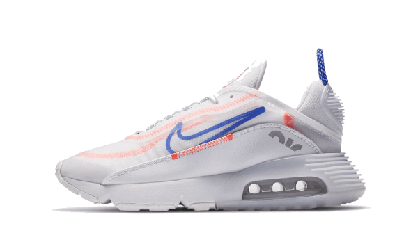 Nike Air Max 2090 Vit Blixt Crimson Racer Blå (w) Restock