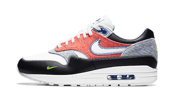 Fyll På Med Nike Air Max 1 återvunnen Vit