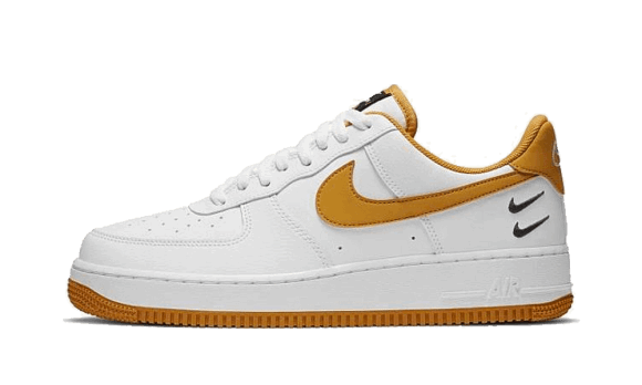 Fyll På Med Nike Air Force 1 Låg Vit Ljus Ingefära Svart