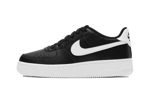 Fyll På Med Nike Air Force 1 Låg Svart Vit (gs)