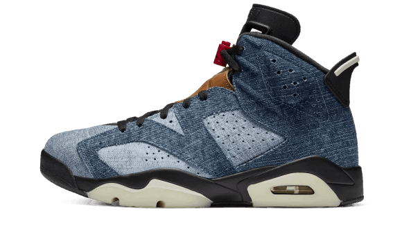 Fyll På Med Air Jordan 6 Tvättad Denim