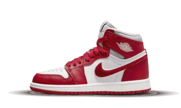 Air Jordan 1 Hög Och Varsity Röd (ps) Fylla På