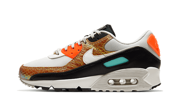 Fyll På Nike Air Max 90 Guld Reptil (w)