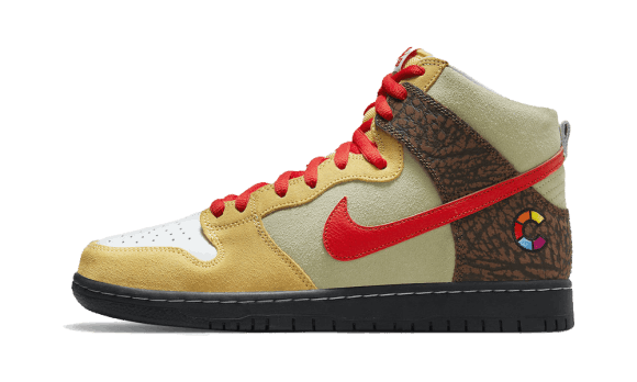 Fylla På Nike Sb Dunk Hög Färg Skridskor Kebab Och Förstöra