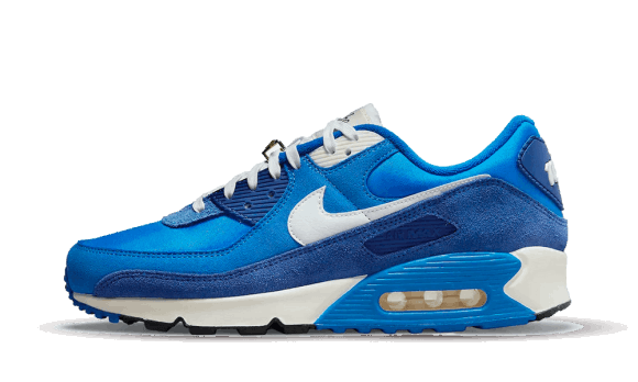 Fyll På Med Nike Air Max 90 Se Första Användningssignal Blå