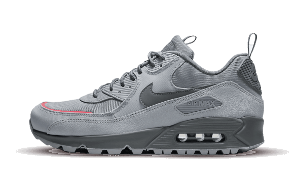 Nike Air Max 90 överskott Varg Grå Rosa Salt Restock