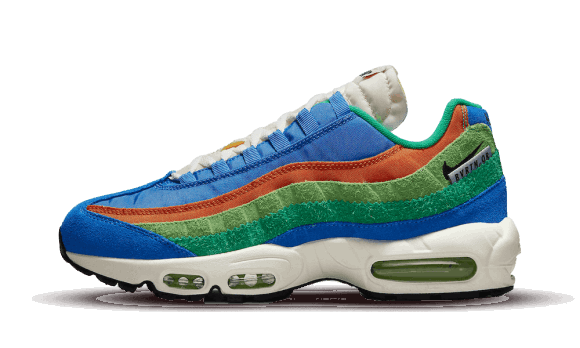 Fyll På Med Nike Air Max 95 Se Air Max Löparklubb Foto Blå