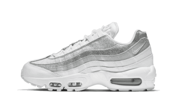 Fyll På Nike Air Max 95 Vit Metallic Silver (w)