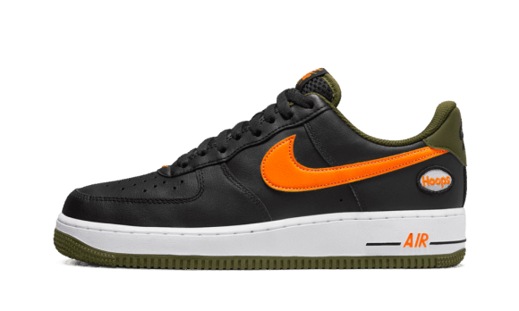 Fyll På Med Nike Air Force 1 Låga Ringar Svart Universitetsguld