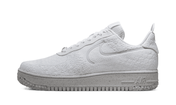 Fyll På Med Nike Air Force 1 Låg Krater Flyknit Vit Platina Nyans