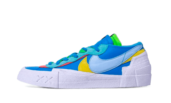 Restock Nike Blazer Låg Sacai Kaws Blå Gul