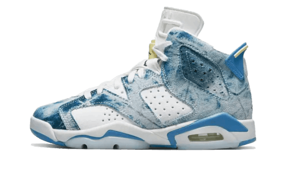 Restock Air Jordan 6 Retro Tvättad Denim (2022) (gs)