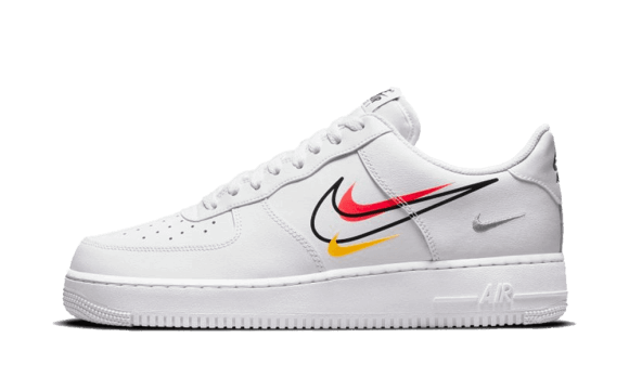 Fyll På Med Nike Air Force 1 Låg Multi-swoosh Vit