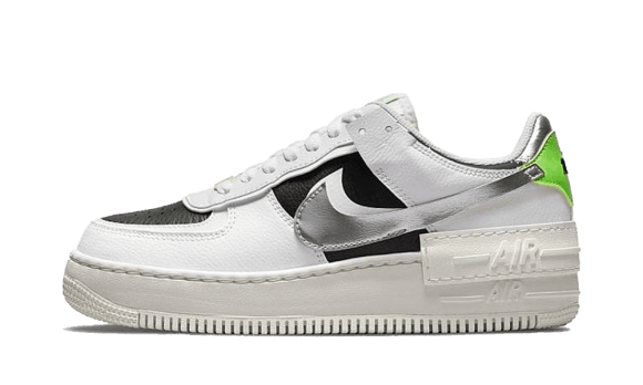 Fyll På Med Nike Air Force 1 Låg Skugga Vit Grön Strejk