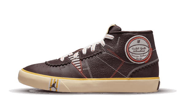 Fylla På Med Air Jordan-serien Mid Maison Chateau Rouge Brown