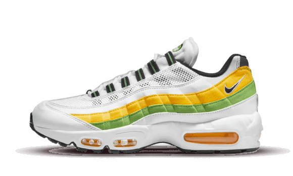 Nike Air Max 95 Essential Vit Grönt äpple Tour Gul Restock