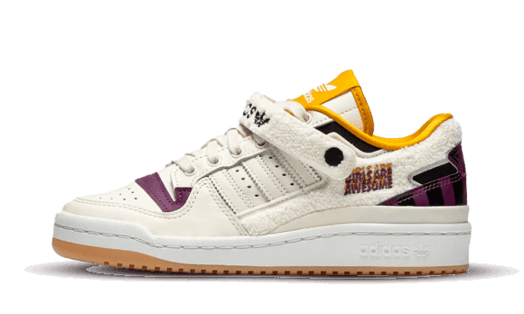 Restock Adidas Forum Låga Tjejer är Fantastiska Vita