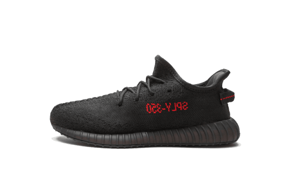 Yeezy Boost 350 V2 Svart Röd (barn) Restock