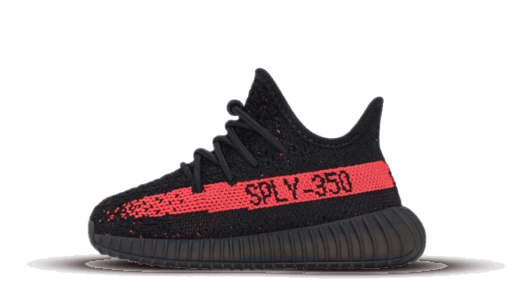 Yeezy Boost 350 V2 Kärna Svart Röd (spädbarn) Restock