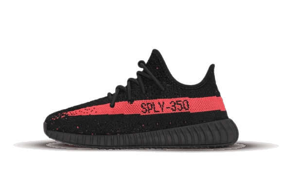 Fyll På Yeezy Boost 350 V2 Kärna Svart Röd (barn)